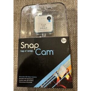 New Ion Snapcam HD Video Camera Tap N Snap White